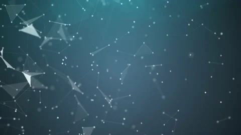 Plexus deep abstrack blue background 4K Stock Footage 218985348