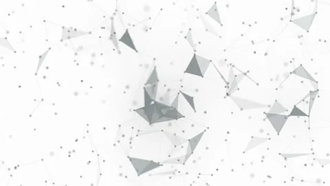 Plexus deep white background 4K Seamless Loop Stock Footage 218985740