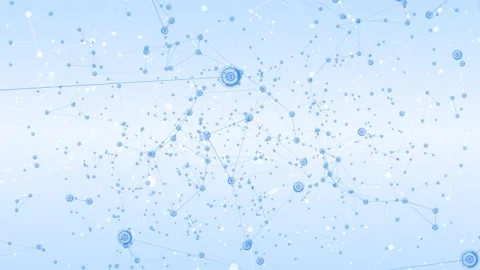 Plexus With Digital Elements Stock Footage 172114539