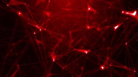 Plexus digital network lines red Stock-Footage 201736966