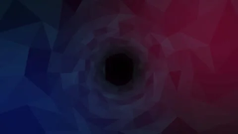 Plexus Digital Tunnel Animation. 4K Stock Footage 190485184