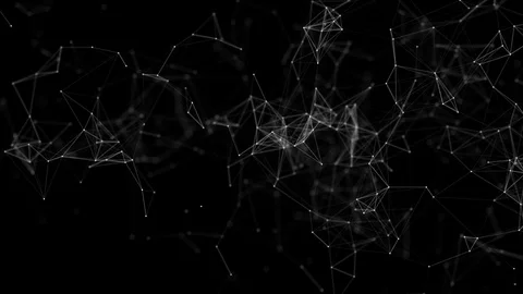 Plexus dynamic background with alpha Stock Footage 88633492