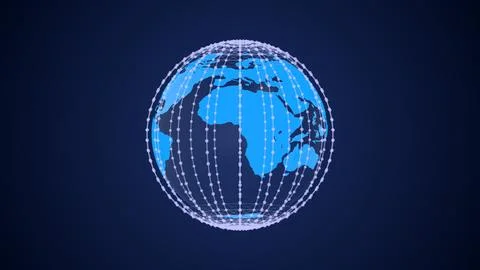 Plexus earth 1 000 Stock Illustration