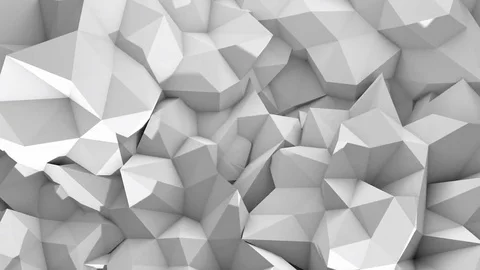 Plexus effect animation, 3D rendering movie	 Stock Footage