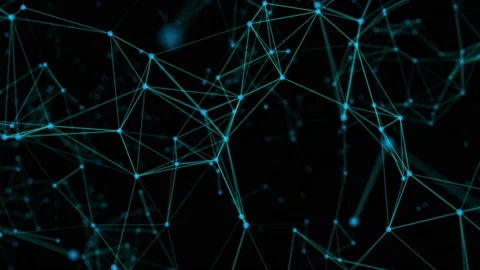 Plexus effect. Technology background. Global network connection. Digital da.. Stock Footage 233875246