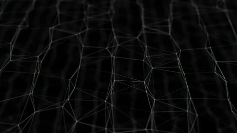 Plexus Fantasy Abstract Animation Loop 2K Stock Footage 94370835