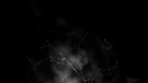 Plexus Fantasy Abstract Animation Loop 2K Stock-Footage 94372645