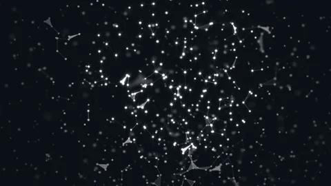 Plexus fantasy abstract stars Stock-Footage 84557585