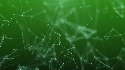 Plexus fantasy abstract technology 4K Stock video Stock Footage 164881799