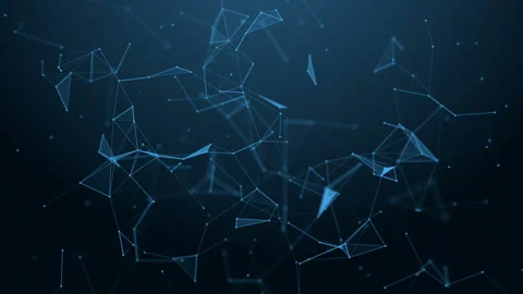 Plexus fantasy abstract technology. Abstract geometric background. Stock Footage 87585179
