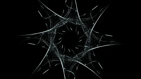 Plexus fantasy abstract technology. Abstract geometric background with moving Stock Footage 115908489