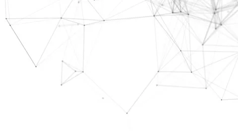 Plexus fantasy abstract technology. Abstract geometric background with moving Stock Footage 171643130
