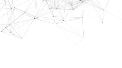 Plexus fantasy abstract technology. Abstract geometric background with moving Stockbeeldmateriaal 171643205