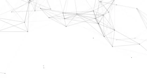 Plexus fantasy abstract technology. Abstract geometric background with moving Stock Footage 171643307