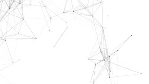 Plexus fantasy abstract technology. Abstract geometric background with moving Stock Footage 171643373