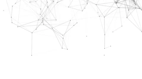 Plexus fantasy abstract technology. Abstract geometric background with moving Stock Footage 171643521