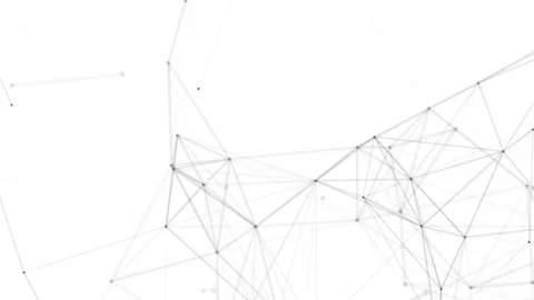 Plexus fantasy abstract technology. Abstract geometric background with moving Video stock 171643867