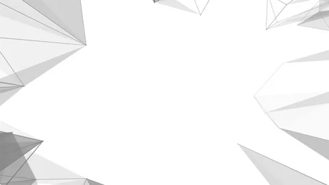 Plexus fantasy abstract technology. Abstract geometric background with moving Stock Footage 171644080