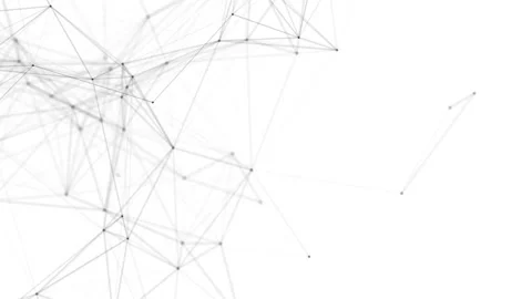 Plexus fantasy abstract technology. Abstract geometric background with moving Video stock 171644413