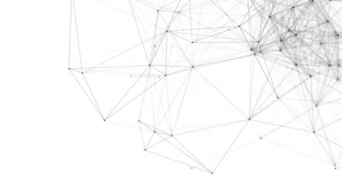 Plexus fantasy abstract technology. Abstract geometric background with moving Video stock 171644723