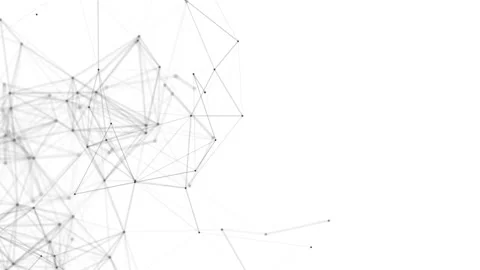 Plexus fantasy abstract technology. Abstract geometric background with moving Stock-Footage 171644788