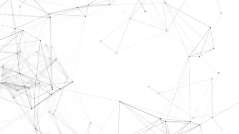 Plexus fantasy abstract technology. Abstract geometric background with moving Video stock 171645243