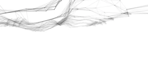 Plexus fantasy abstract technology. Abstract geometric background with moving Video stock 171645337