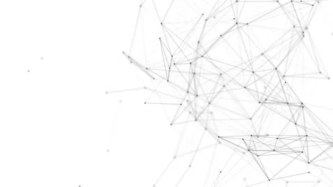 Plexus fantasy abstract technology. Abstract geometric background with moving Video stock 171645536