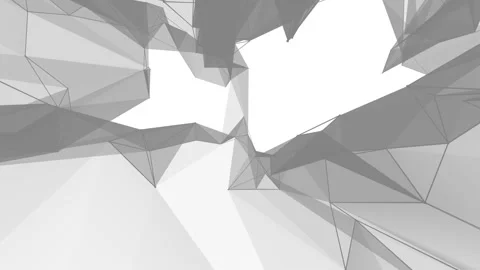 Plexus fantasy abstract technology. Abstract geometric background with moving Stock Footage 171645718