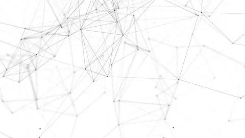 Plexus fantasy abstract technology. Abstract geometric background with moving Stock Footage 171646016