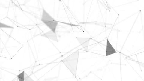 Plexus fantasy abstract technology. Abstract geometric background with moving Video stock 171646339
