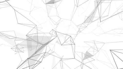 Plexus fantasy abstract technology. Abstract geometric background with moving Video stock 171646780
