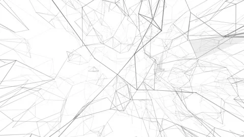 Plexus fantasy abstract technology. Abstract geometric background with moving Stock Footage 171647340