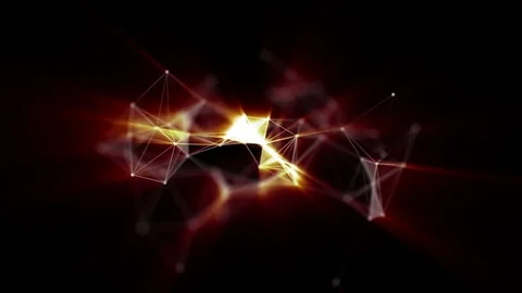 Plexus fantasy abstract technology and engineering motion background Stockbeeldmateriaal 74921563