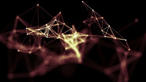 Plexus fantasy abstract technology and engineering motion background Stock Footage 74922130