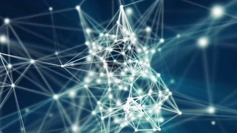 Plexus fantasy abstract technology and engineering motion background Vidéo 74922302