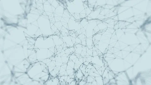Plexus fantasy abstract technology and engineering background with original Video stock 79211142
