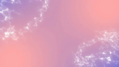 Plexus fantasy abstract technology and motion background. Animated pink Stock Footage 112227291