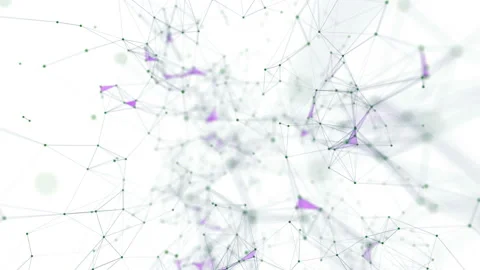 Plexus fantasy abstract technology. Can be used as digital dynamic wallpaper Stock Footage 115323099