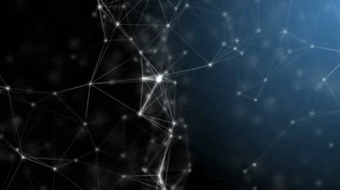Plexus fantasy abstract technology engineering background with organic motion Stock Footage 60781320