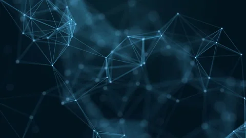 Plexus fantasy abstract technology. Stock Footage 93731251
