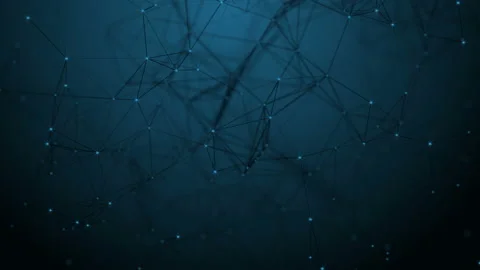 Plexus fantasy abstract technology. Video stock 93820092