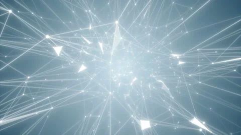 Plexus fantasy abstract technology. Magic and power concept object. Abstract Stock Footage 114063882