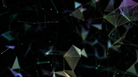 Plexus fantasy organic motion constellations. Plexus structures and particles Stock Footage 120145426