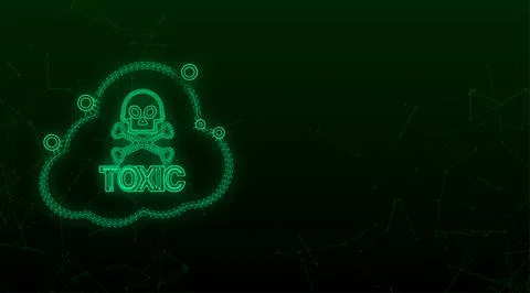Plexus freen illustration on green backdrop. Logo, label. Isolated vector Stock Illustration