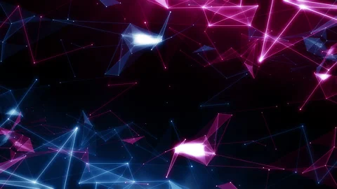 Plexus game esport abstract network business technology titles background loop Video stock 165577148