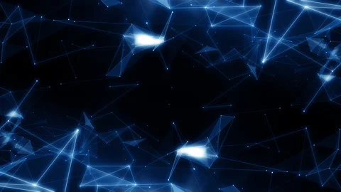 Plexus game esport abstract network business technology titles background loop Stock Footage 165577998