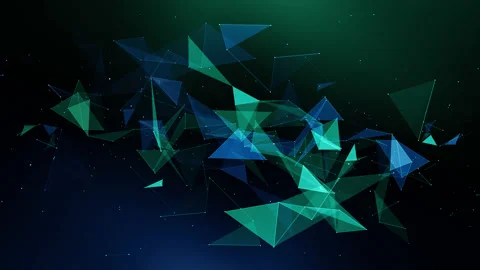 Plexus game esport abstract network business technology titles background loop Stock Footage 166596407