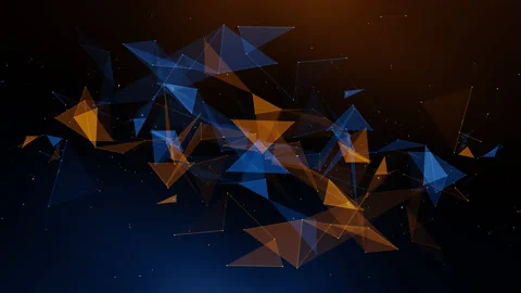 Plexus game esport abstract network business technology titles background loop Stock Footage 166596517