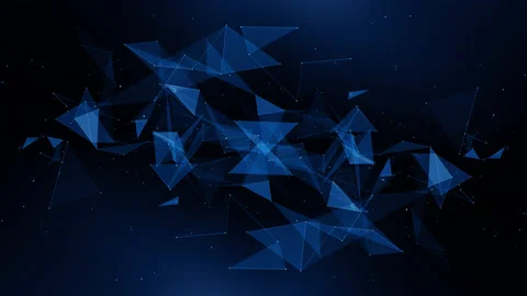 Plexus game esport abstract network business technology titles background loop Stock Footage 166597274